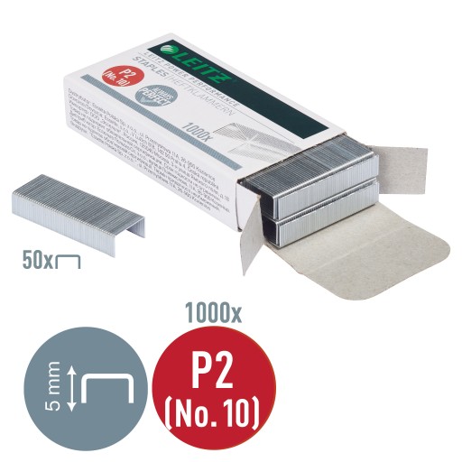 Spony Leitz Power Performance P2 č.10 1000 kusov 55770000