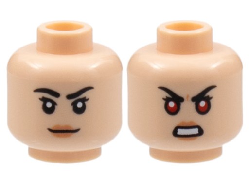 Lego New Head Light Nougat sh831 The Scarlet Witch 3626cpb3061