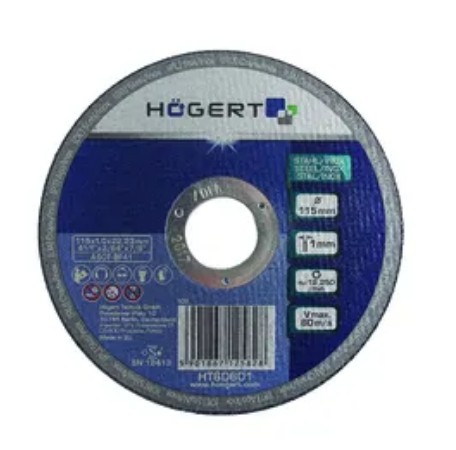 HOGERT Kovový a nerezový rezací kotúč 125x1,0mm HT6D602