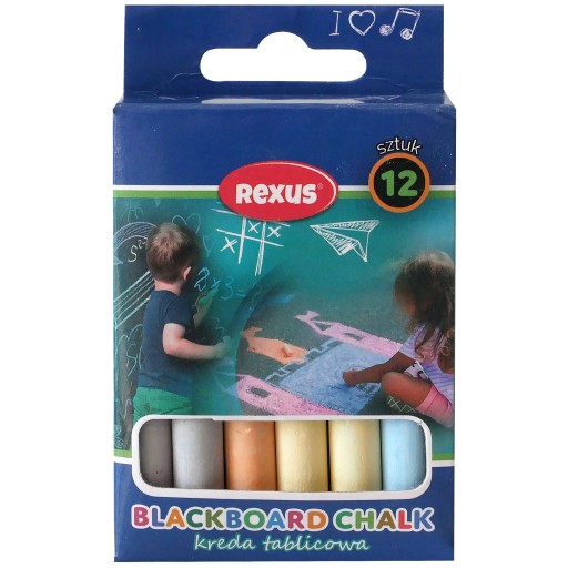 TABUĽOVÁ CHALK 12 ks. / 6 FARIEB ZMIEŠAŤ FARBU