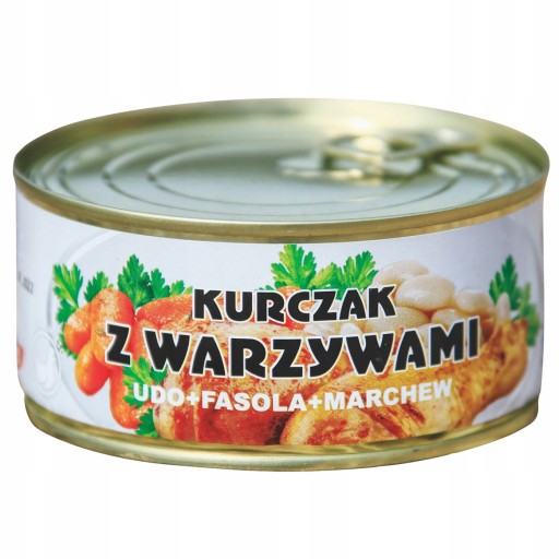 Konzervy Marlej Wek Prepersa kuracie stehno s fazuľou a mrkvou