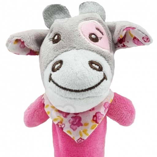 ZMYSELNÁ PLYŠOVÁ KRAVA, RUŽOVÝ MASKOT, MEDVEĎ EDU