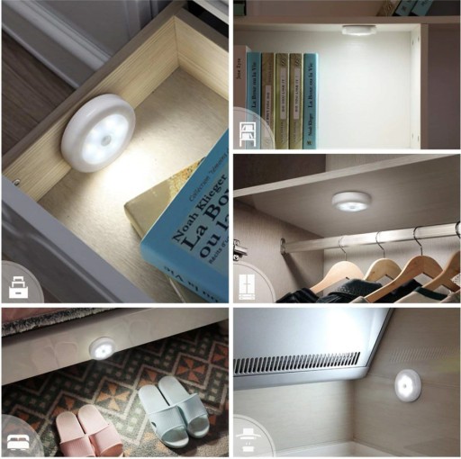 LED lampa, pohybový senzor súmraku, háčik na BATÉRIE