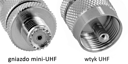 RF adaptér UHF/UC1/wt-miniUHF/gn 50Ohm