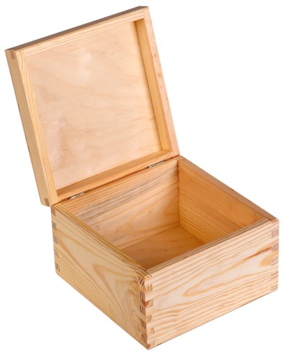 KRABIČKA, drevená krabička, 16x16x10cm, DARČEK