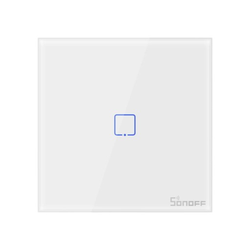 Bezdrôtový spínač svetiel Sonoff T2EU1C-RF 433 MHz (1-kanálový)
