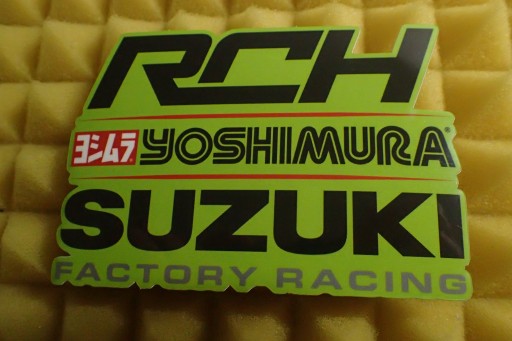 RCH YOSHIMURA NÁLEPKA SUZUKI NÁLEPKA 9,6 x 6,7 cm