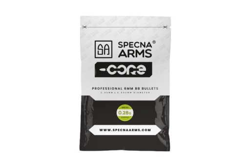 ASG GULE AIRSOFT JADROVÉ BIO MUNÍCIA 0,28g 1000 ks. SPECNA ARMS BIELA