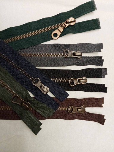Kovový zips 55cm #5 Mix farieb