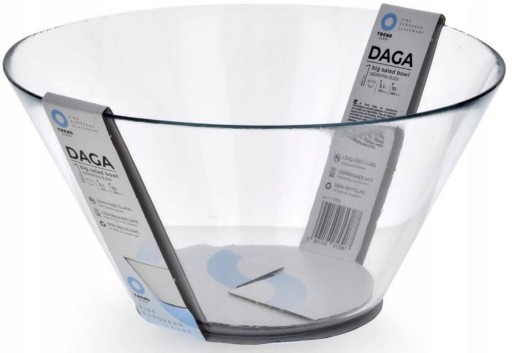 Sklenená misa na šalát 25,5 cm Daga Trend Glass