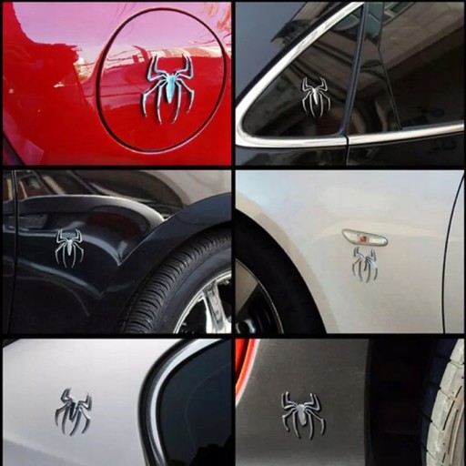 3D Spider Man Emblem Spider Tuning Chrome Tuning