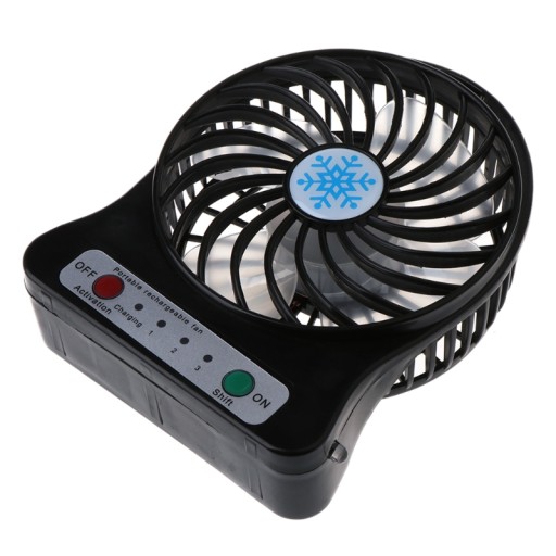MINI VENTILÁTOR STOLNÝ VENTILÁTOR USB BATÉRIA 74