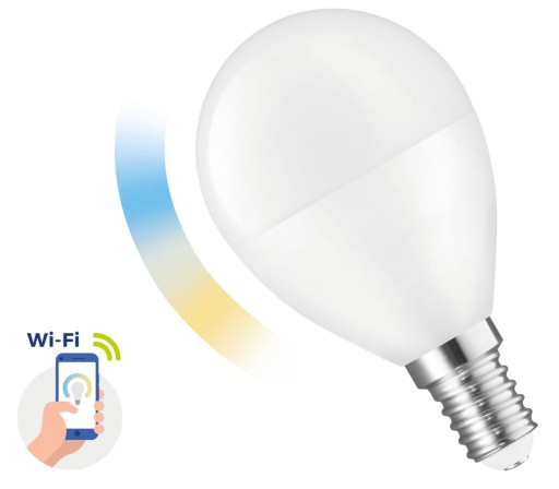 E14 LED 5W 2700-6500K stmievateľná Smart WiFi TUYA