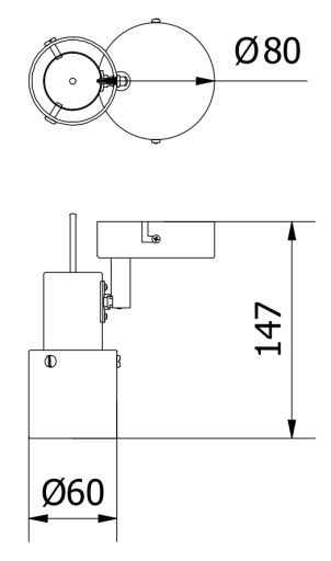Stropné svietidlo ARALIA, G9, max 20W, IP20, GTV