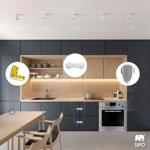 12x CHRÁNIČE ROHOV STOLU TRANSPARENTNÉ CHRÁNIČE ROHOV NÁBYTKU