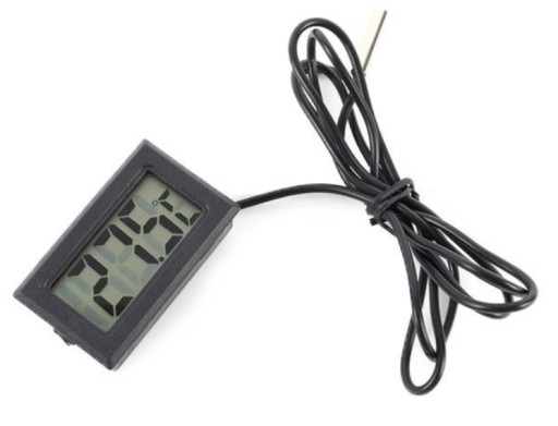 ELEKTRONICKÝ DIGITÁLNY CUKRÁRNY TEPLOMER S AKVÁRIOVÝM ZOBRAZOVAČOU SONDY