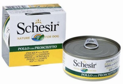 SCHESIR KRMIVO PRE PSA KURA SO ŠUNKOVOU ŽELÉ 150g