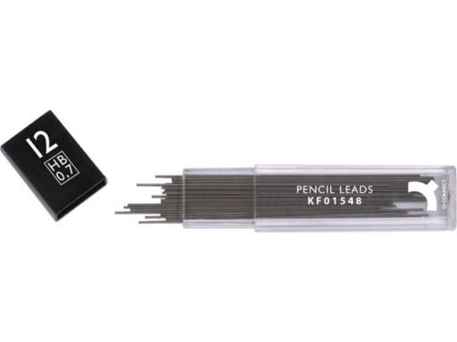 GRAPHITE mechanické ceruzky náplne 0,7mm HB 12 ks Q-CONNECT