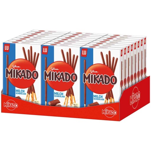 Mikádo tyčinky s mliečnou čokoládou 75g