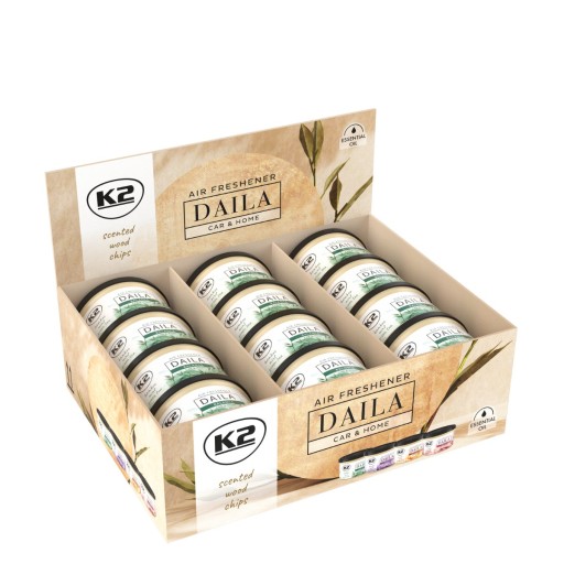 K2 DAILA BALLANCE Vôňa v plechovke pre auto, auto a domáci mätový bambus