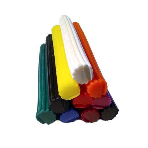 Plastelína 10 farieb x 9,5cm, kazeta 120g HERLITZ