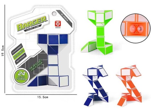MAGIC CUBE SNAKE PUZZLE MAGIC CUBE LOGICAL