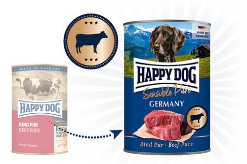 Happy Dog Sensible Pure Germany 400 g 100% hovädzie mäso