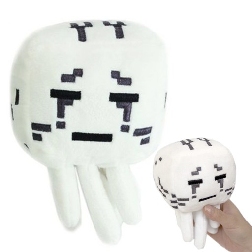 PLYŠOVÁ HRAČKA MINECRAFT WHITE GHOST PLYŠOVÝ MASKOT - na hru aj spánok