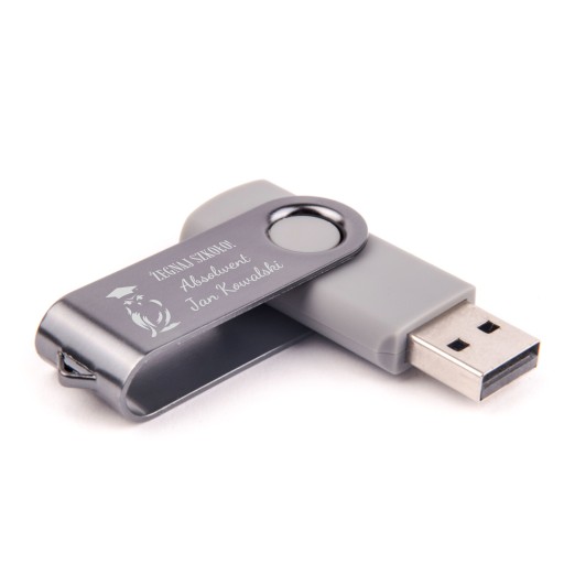 Pendrive Twister 32 GB USB 2.0 s gravírovaním konca roka pre ABSOLVENTOV