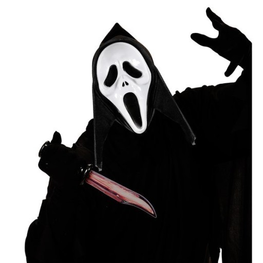 SKRREAMOVÁ MASKA S KUKÚČNOU MASKOU KUKÚČOU na HALLOWEEN