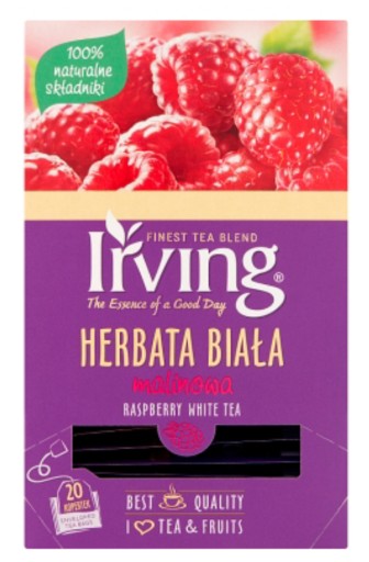 Irving biely malinový čaj 30 g