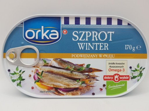 Orba šprota zimné údená v oleji 170g