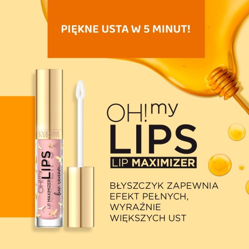 Kozmetika Eveline Oh! Lesk na pery My Lips č.01 - Bee Venom