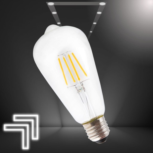 DEKORATÍVNA ŽIAROVKA LED ŽIAROVKA 12W = 100W ST64 E27 EDISON VINTAGE RETRO
