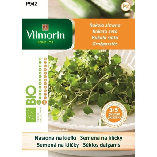 Semienka rukoly na klíčky BIO 20g