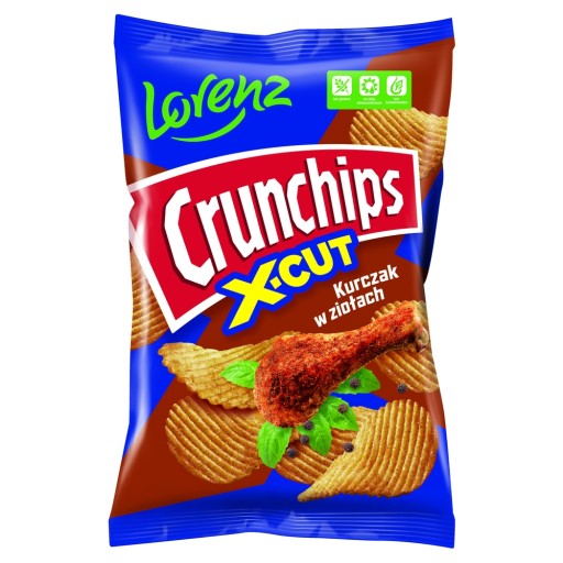 1x 140g CRUNCHIPS Kuracie chrumky X-Cut