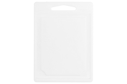 DOSKA NA KRAJENIE, plast, biela, 30x22, pevná kuchynská doska s rukoväťou