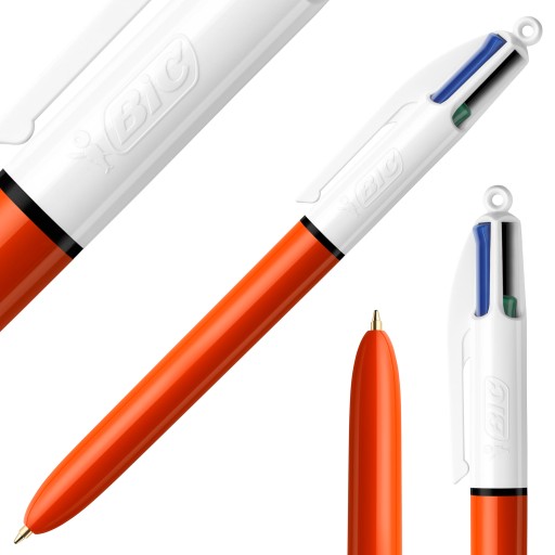 BIC 4COLORS ORIGINÁL FINE AUTOMATICKÉ GUĽAČKO 4 FARBY ŠKOLA 4V1
