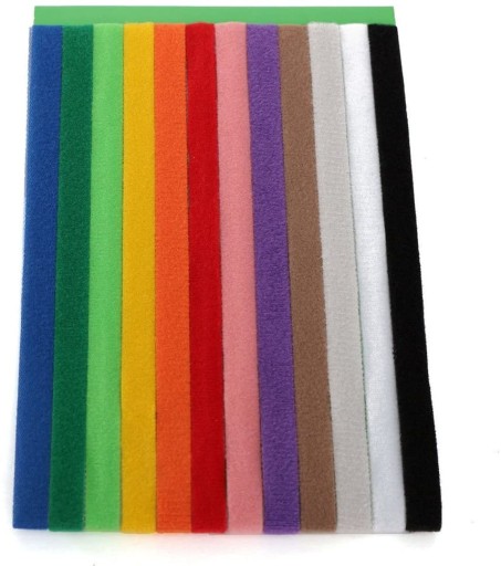 ZNAČKY pre šteniatka, obojky na pelech, VELCRO, 12 ks.