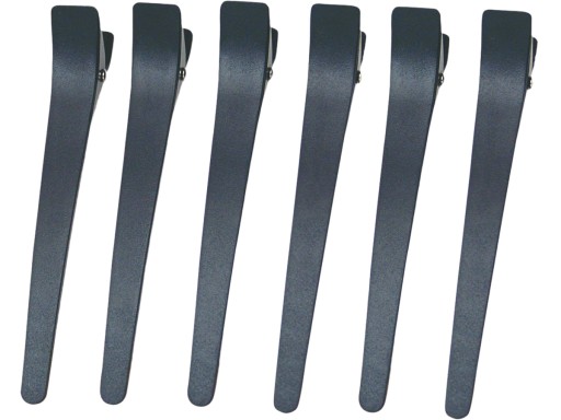 Spony do vlasov Spony do vlasov Kadernícke klipy Čierne 6 kusov 12,5 cm Poniky