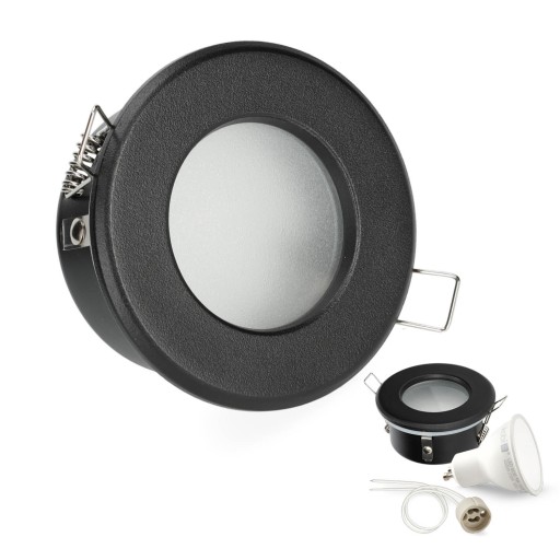 Set hermetického halogénového svietidla LUMO11 + LED GU10 5W, neutrálna farba