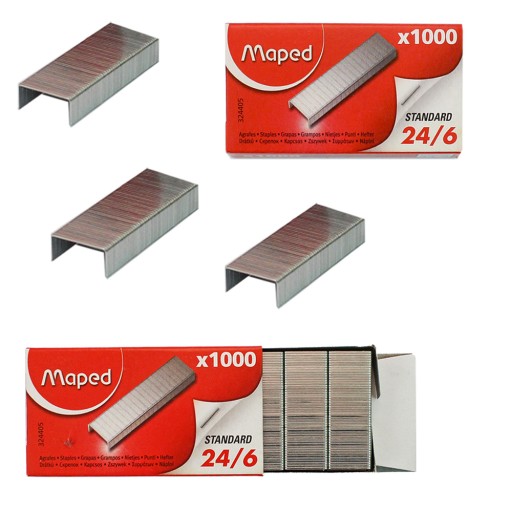 Mapované 24/6 sponky 1000 kusov