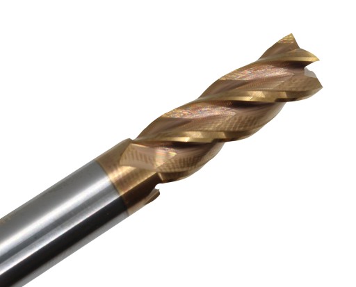 KARBIDOVÁ FRÉZA VHM 4 HROTY 1mm 55HRC TiSiN
