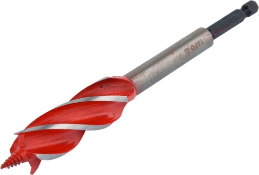 VŔTAČKA DO DREVA VŔTAČKA 20MM 4-PLÁŠŤOVÁ ŠESTIHRANNÁ OCEĽ HRC