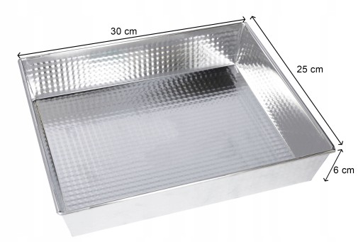 Plech na pečenie, forma, tortová forma, forma na pečenie, 30x25, univerzálna
