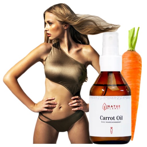 NATURAL urýchľovač opálenia do solária Mrkvový olej 100ml