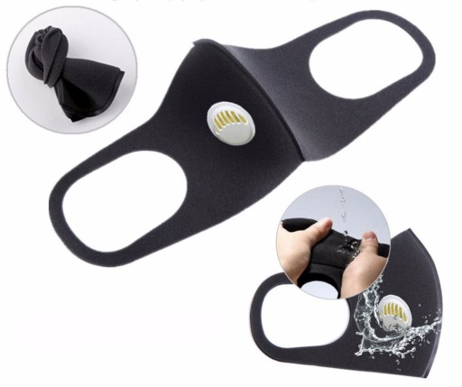 OPÄTOVNE POUŽITEĽNÁ MASKA 3D OCHRANNÁ MASKA s VENTILOM