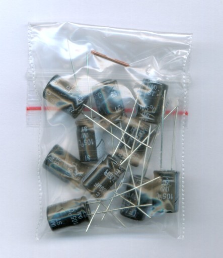 1000uF 6,3V NÍZKY ESR 1000 µF 6,3 V (10 KS) ELEKTROLYTICKÝ KONDENZÁTOR