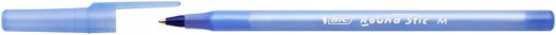 Guľôčkové pero s uzáverom BLUE BIC ROUND STIC 1,0 sada x 10 kusov