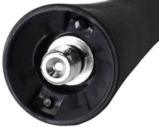 AUTO STRIEŠKA ANTÉNA HODINKOVÝ STOŽIAR OEM 27,5 CM ZÁVIT M5 5 MM S Opletením